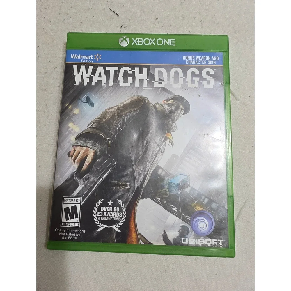 Watch Dogs Xbox One Walmart Edition Action Adventure Ubisoft Game Bonus Content